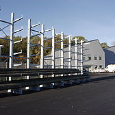 Büroneubau mit Aluminiumfassade und angegliederter Lagerhalle für die BEW in Wipperfürtht
