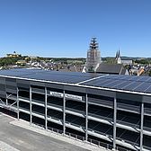 Neues Parkhaus Katholisches Klinikum Koblenz-Montabaur gebaut von Schreiber Stahlbau Außenansicht