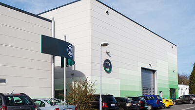 Anbau Produktionshalle für Muehlhause in Velbert von Schreiber Stahlbau